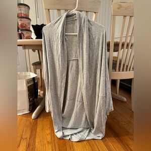 Aritzia The Group Babaton Oversized Cacoon Cardigan (Heather Chrome) (XS/S)